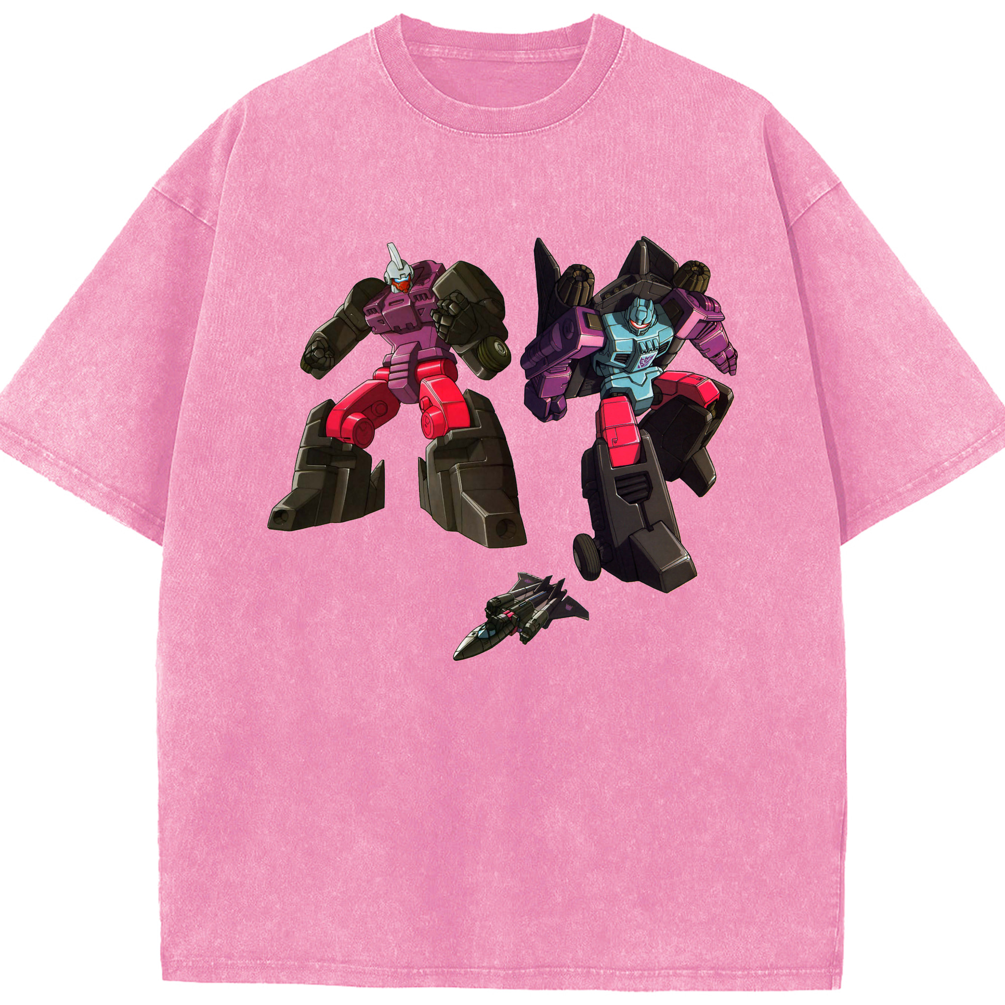 （画像用）  綿100% ヴィンテージ風 半袖Tシャツ（フロントプリント）